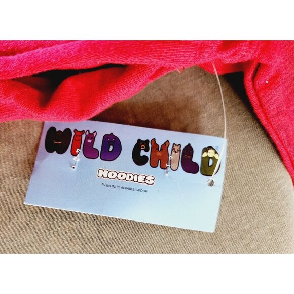 Red Lobster Nantasket Beach Embroidered Toddler Hooded Sweatshirt by Wild Child - Picture 4 of 10